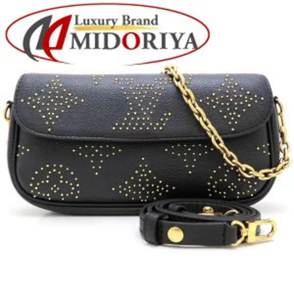 Louis Vuitton Wallet On Chain Ivy Shoulder Bag Leather Noir Black